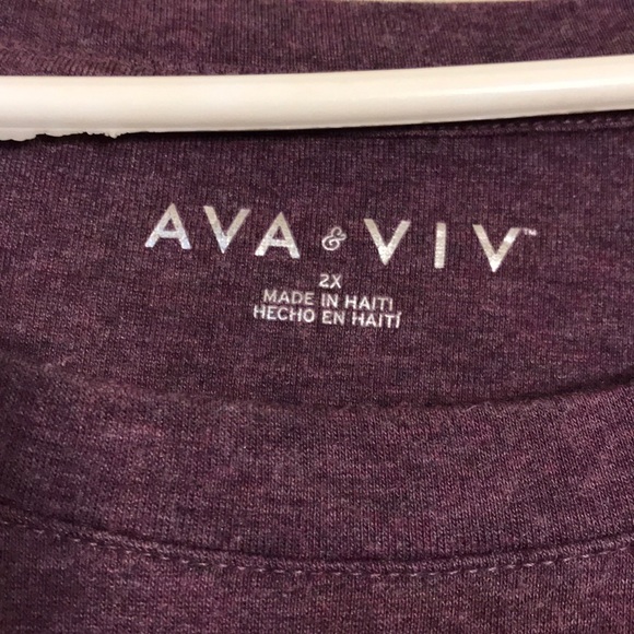 💜Ava Viv Long Sleeve T Shirt - Picture 2 of 2